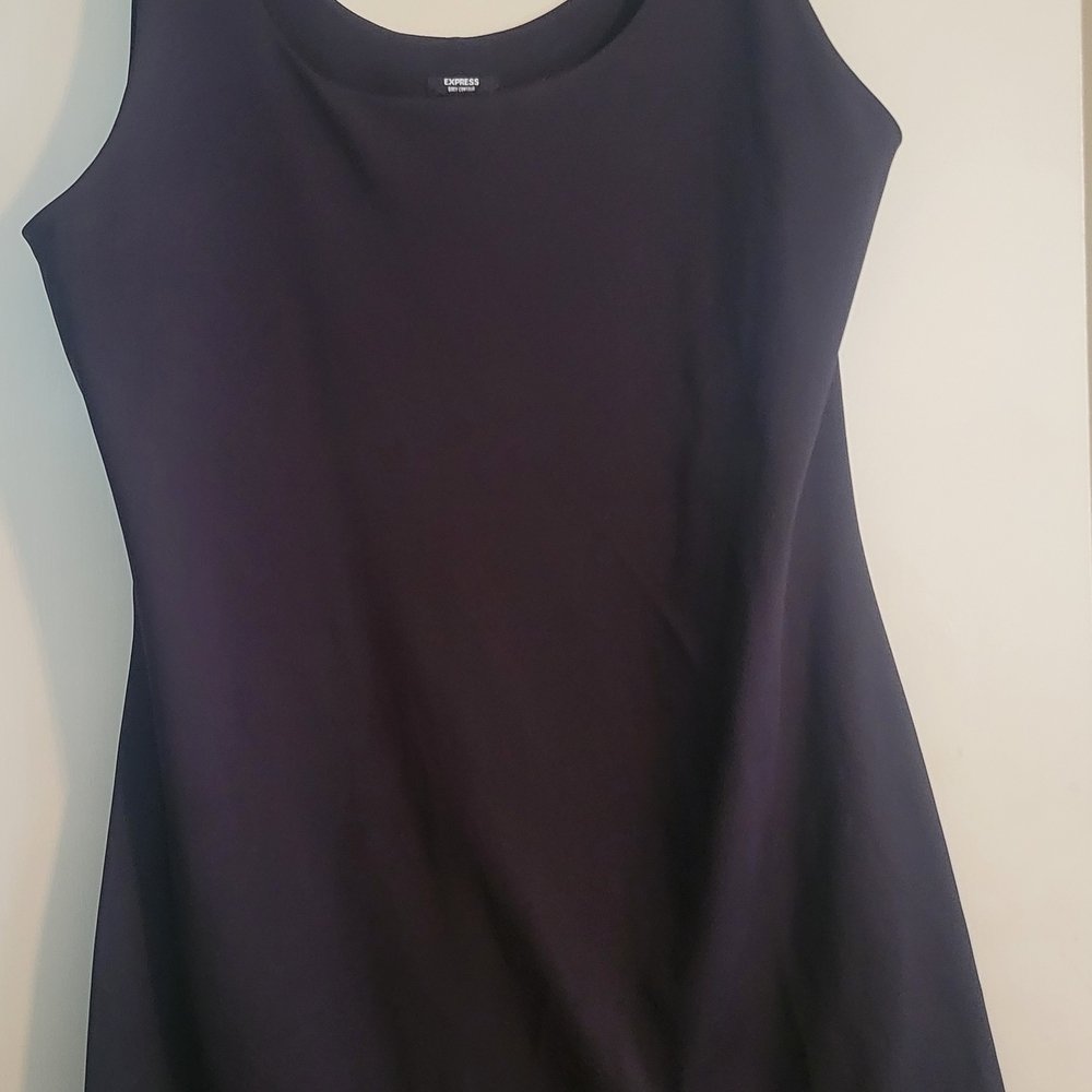 Black Body Contour Sleeveless Dress